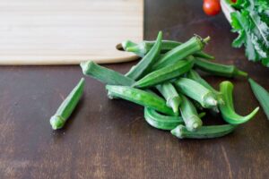 Okra pods