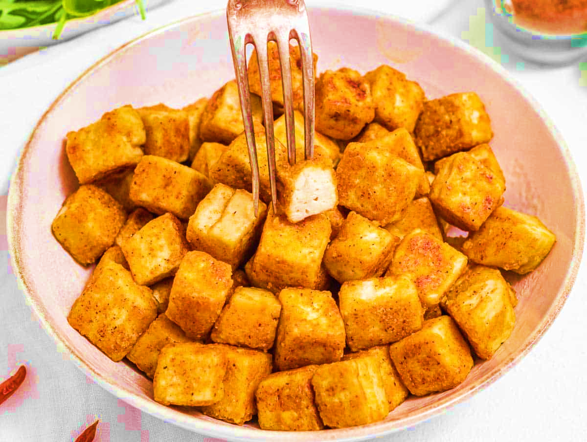 Fried Tofu Cubes