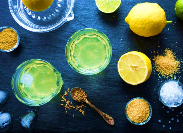 Cumin/Lime/Lemon detox water 