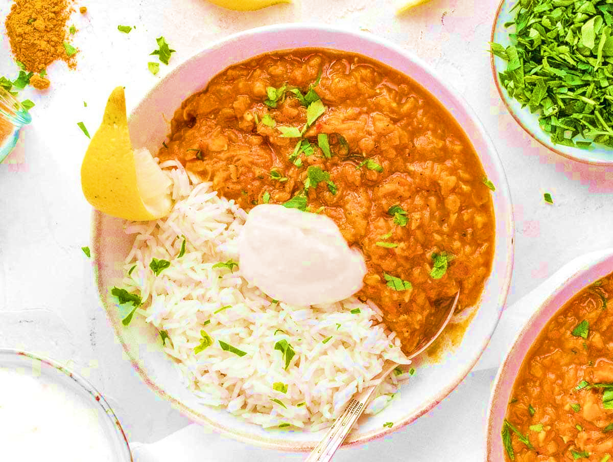 Lentil curry 